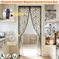 thumbnail image 4 of CaiYueKe Magnetic Screen Door, Self Sealing Mosquito Net Door, No Drill Screen Curtain, Pet Friendly Mesh Door, Patio Entryway Screen, Easy Install Screen Door, Breathable Insect Screen, 4 of 6