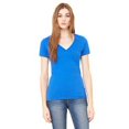 thumbnail image 1 of Bella + Canvas T-Shirt en Jersey à Manches Courtes à Col en V Profond pour Femmes -, 1 of 5