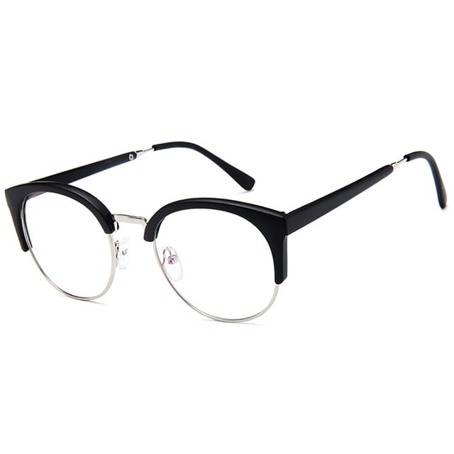 Bangcool Lunettes de Lecture avec Monture en Métal et design Rétro, Convenant aux Hommes et aux Femmes Adultes. les Lunettes Présentent un Schéma de Couleurs Noir et Argent avec des Lentilles en Plastique PC et une Monture en Métal. les Dimensions Incluent une Largeur de Monture de 13,8 cm (5,43 Po), une Largeur de Lentille de 5 cm (1,97 Po), une Hauteur de Lentille de 4,5 cm (1,77 Po), et une Longueur de Pied de Monture de 13,9 cm (5,47 Po).
