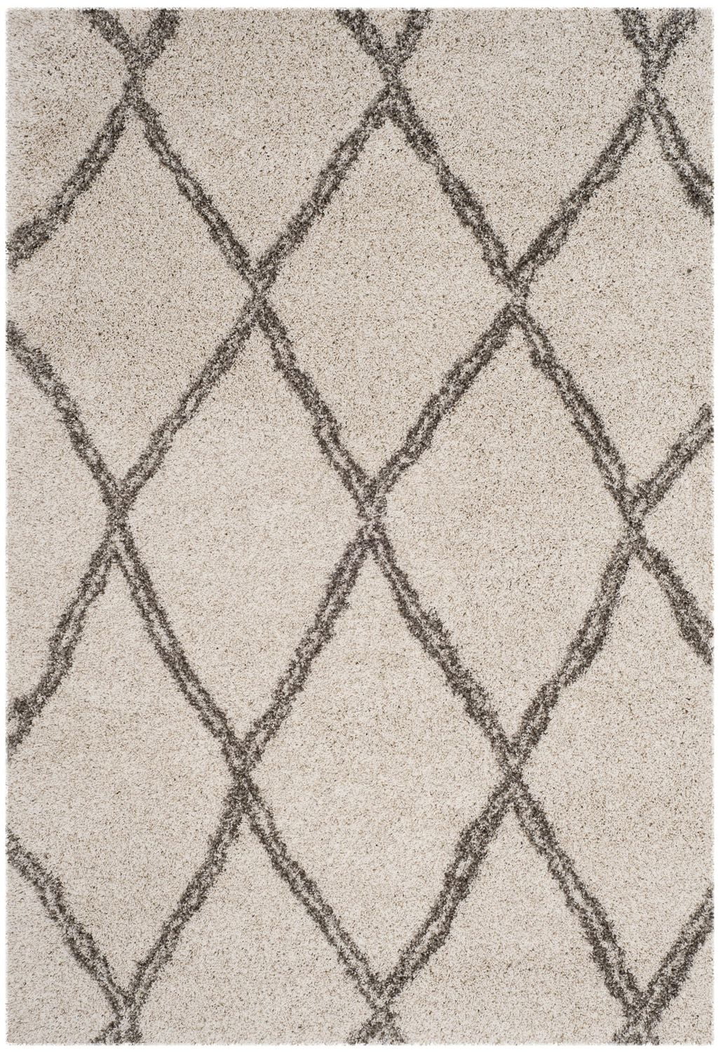 SAFAVIEH Hudson Adella Geometric Diamonds Shag Area Rug