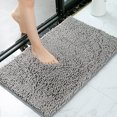 thumbnail image 3 of Youkk Polyester Chenille Bath Mat - Strong Water Absorption Exquisite Crafted Soft Texture No Shedding Red 40cm*60cm 1Set, 3 of 6