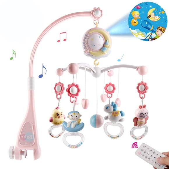 Hochet Musical Mobile pour Bébé, Jouets, Clochette de Lit de Sommeil, Support de Boîte à Musique pour Lit d'Enfant, Cadeaux