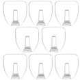 thumbnail image 1 of 8pcs Clear Wall Hooks Sticky Hanging Hooks Towel Hooks for Bathroom Kitchen, 1 of 9