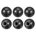thumbnail image 1 of Unique Bargains Threaded Ball Knobs, 1.57Inch Dia M12 Female Thread Thermoset Round Ball Handles, Black 6 Pack, 1 of 5