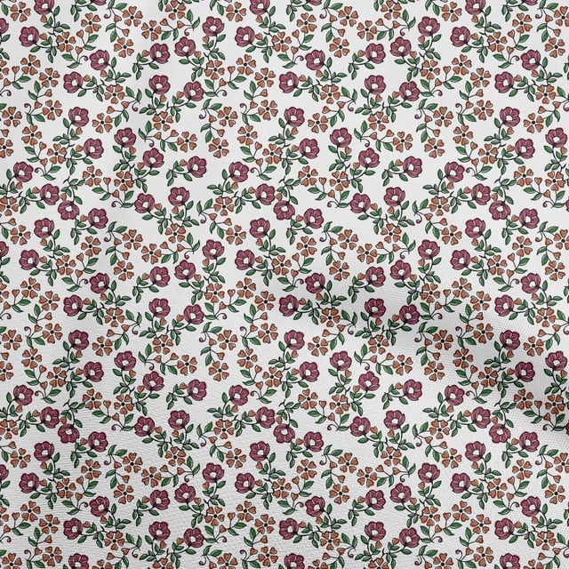 oneOone Polyester Spandex Dark Magenta Fabric Block Fabric For Sewing Printed Craft Fabric By The Yard 56 Inch Wide
