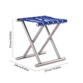 thumbnail image 4 of Feltree Portable Folding Stool for Camping, Fishing, and Outdoor Activities - Lightweight Compact Design with Anti-Slip Feet and Quick-Fold Technology, 4 of 7