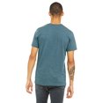 thumbnail image 2 of BELLA+CANVAS T-Shirt Jersey CVC pour Homme, 2TG, Sarcelle Foncé Chiné, 2 of 3