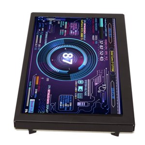 PC Écran d'affichage de température, 5 1 cm IPS LCD Écran pour AIDA64, Écran secondaire de boîtier d'ordinateur CPU Surveillance en temps réel, Moniteur de temps informatique pour PC Cas informatique