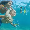 thumbnail image 2 of PVCS Swimming Pool Diving Toys For Kids Sinking Toys Set Underwater Variety Diving 4PCS, 2 of 6