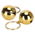 thumbnail image 4 of Pet Bells,  Pets Copper Bells Sturdy -plated With Key Ring For Outdoor Golden, 4 of 8
