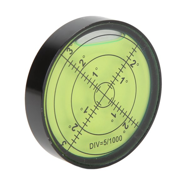 Spirit Bubble Level, Round Bubble Level Wear Resistant for Machinery for Printers for Precision Instruments
