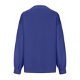 thumbnail image 4 of MeetoTime Oversized Long Sleeve Pullover for Women Fall Trendy V-Neck Loose Solid Color Sweatshirt Tops, 4 of 5