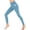 Sky Blue, variant on Amzcrzy Leggings for Women with Pocket Solid Color High Waisted Leggings Stretchy Slim Yoga Pants Casual Gym Athletic Workout Leggings