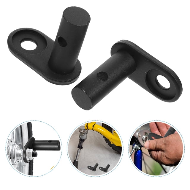 Convenient 2-Piece Steel Bike Trailer Coupler Set - Perfect Attachment For Pet Trailers, Cargo Trailers, Child Carts, And More, Includes Rear Wheel And Cycling Adapter Accessories For Easy Use