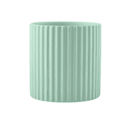 YOPTOP Ceramic Planter Elegant Textured Ceramic Pots for Plants Natural Clay Composition Planters for Indoor Plants Orange,green