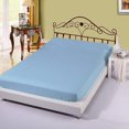 thumbnail image 2 of 600 Thread Count 3 Piece ( 1-Fitted Sheet + 2 - Pillow Cases ) Fitted Sheet 21 Inch Deep Pocket 100% Egyptian Cotton Stripe Pattern, 2 of 3