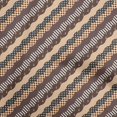 thumbnail image 1 of oneOone Georgette Viscose Brown Fabric Patchwork Craft Projects Decor Fabric Printed By The Yard 42 Inch Wide, 1 of 5