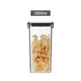 thumbnail image 4 of HEVIRGO Bocaux Alimentaires Multifonctions pour Bonbons, Bocaux de Rangement pour Biscuits avec Couvercles, Contenants Alimentaires Transparents Gain de Place avec Couvercles, Convenant au Réfrigérateur et à la Cuisine, TG (60,8 oz), 4 of 10