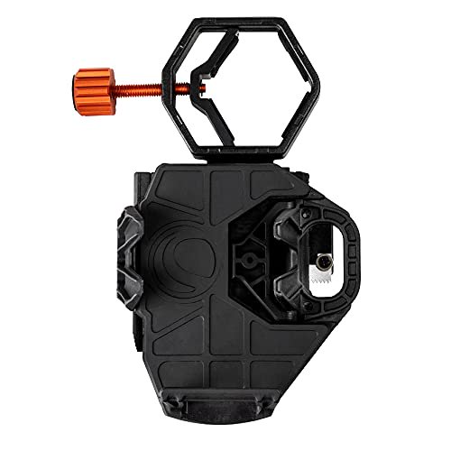 Celestron - NexGO Adaptateur Universel pour Téléphone Intelligent à 2 Axes - Adaptateur pour Téléphone Intelligent Digiscoping - Capturez des Images et des Vidéos via Votre Télescope Ou Écran d'Attraction