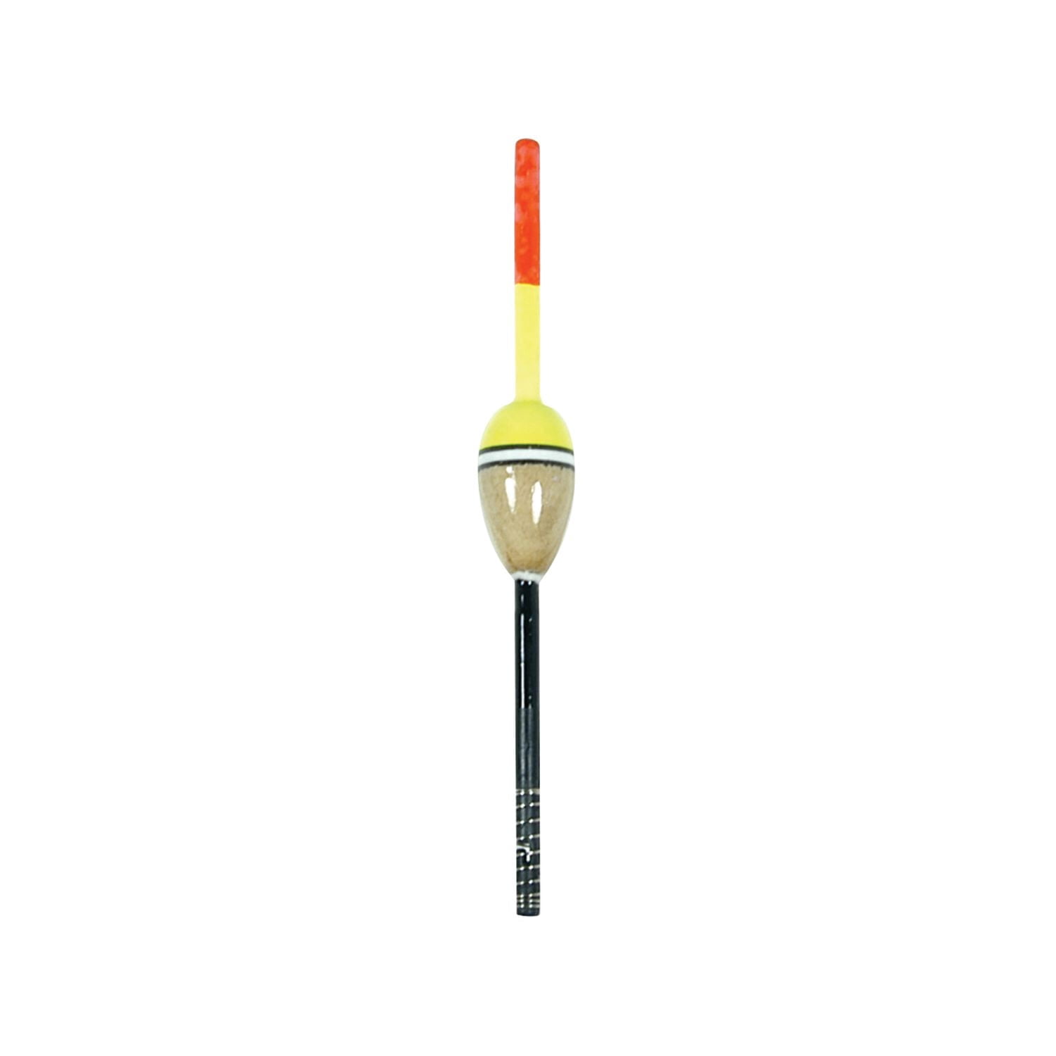 Eagle Claw Q07080-003 Flotteur fixe à ressort ovale de style Balsa, tige de 3/4" x 6", paquet de 2