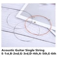 thumbnail image 4 of Acoustic Guitar Strings E B G D A Single String Gauges 012 014 024 027 035 040, 4 of 6