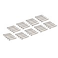 thumbnail image 1 of 50 Pieces Bass Guitar Pickup Screws Nickel Fix Mount Clamp for PB JB P90 Pickup, 1 of 8