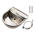 thumbnail image 2 of Automatic Horse Drinking Water Bowl, with Adjustable Float Valve Stainless Steel No Hole with Pipe, 2 of 9