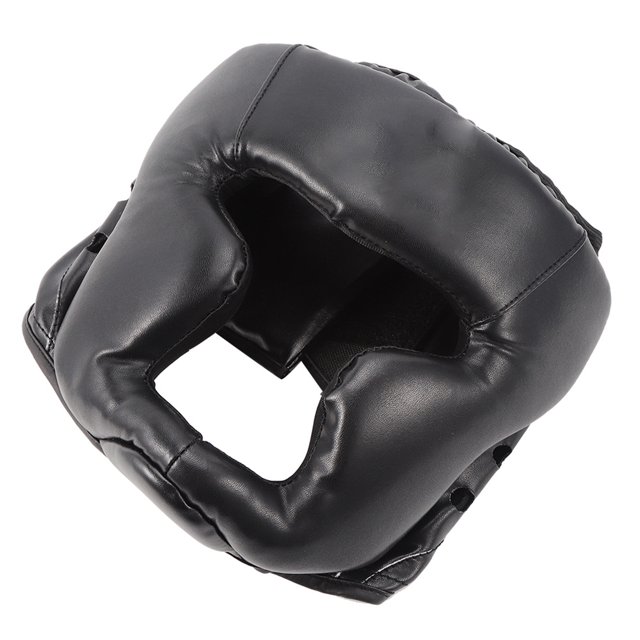 Boxing Head Guard, Comfortable Nonslip Lining Boxing Helmet For Outdoor Noir Enfants