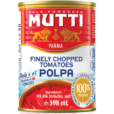 Mutti Finely Chopped Tomatoes 398 mL
