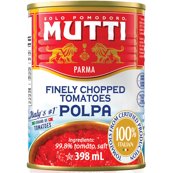 Mutti Tomates Concassées Fines 398 mL