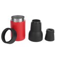 thumbnail image 1 of Beer Bottle Cooler, Lightweight Beer Cooler Multifunctional Nonslip Silicone Bottom  For 17oz Flask Red, 1 of 8