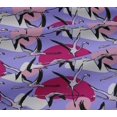 thumbnail image 5 of oneOone Cotton Flex Amethyst Fabric Flamingo Craft Projects Decor Fabric Printed By The Yard 40 Inch Wide, 5 of 5