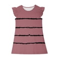 thumbnail image 4 of Économies d'Été! Robe d'Été pour Enfants, Robes Décontractées pour Filles en Liquidation, Robe d'Été pour Tout-Petites à Manches à Volants Tenue de Soleil pour Enfants 4-14T, 4 of 5