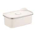 thumbnail image 2 of XYAIYT Contenant de Rangement Alimentaire en Acier Inoxydable Étanche, Hermétique et Compatible Micro-Ondes 9.25x7.52x3.78 Po Réutilisable Sans BPA Inodore pour une Préparation de Repas Sécuritaire Usage Quotidien Fêtes BBQ, 2 of 6