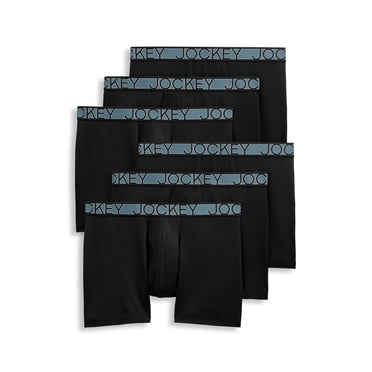 Jockey Boxeur-Brief en Microfibre Actif pour Hommes 5 Po - Lot de 6