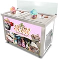 thumbnail image 1 of Kolice Commercial ETL NSF UL Fried Ice Cream Roll Machine,Ice Pans Machine-Double 21" x 21" Square Pans,Smart Temperature Control,Transparent Sneeze Guard, 1 of 9