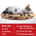 thumbnail image 4 of Pet Heating Pad Microwave Snuggle Warming Safe Outdoor Newborn Kitten Puppy Pet Bed Warmer Gel Reusable Heat Disc Waterproof Heating Disk for Dog Cat Rabbit and Guinea Pig Pet Gifts, 4 of 5
