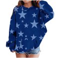 thumbnail image 1 of RXIRUCGD Sweat à Capuche Imprimé à Manches Longues pour Enfants, Col Rond, Adapté aux Garçons et Filles Âgés (Bleu Clair, Taille:11-12 Ans), 1 of 3