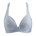 thumbnail image 5 of Besolor Bras for Women Button Front Closure Wireless Full Coverage Underwear Cozy Breathable Liftup Bralettes, 5 of 5