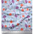 thumbnail image 1 of Soimoi Blue Silk Fabric Triangle Art Geometric Print Sewing Fabric Yard 42 Inch Wide, 1 of 5