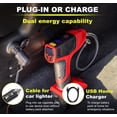 thumbnail image 2 of Bullseye Tire Inflator 150 PSI Electric Air Compressor Portable Air Pump For Car Bike LED Tire Pressure Gauge 12V DC, 2 of 6