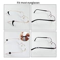thumbnail image 3 of Universal Eyeglasses Retainers, Silic Anti-Slip Round Glasses Temple Tips 16 Pairs, 3 of 8