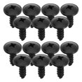 thumbnail image 4 of Shisuyan 50pcs Plated Self Tapping Screws Compatible for Honda Car Mud Flaps Compatible with Fender Liner and Splash Shield Automotive Screws and Bolts Kit, 4 of 8