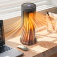 thumbnail image 3 of Costway 17-Inch Tower Space Heater for Indoor Use 1500W PTC Fireplace Heater 12H Timer, 3 of 10