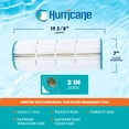 thumbnail image 3 of Hurricane HF7656-01 Replacement Spa Filter Cartridge for PRB25 and Unicel C-4326, 3 of 7