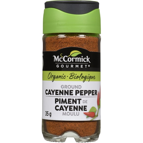 McCormick Gourmet, New Bottle, Premium Quality Natural Herbs & Spices, Organic Ground Cayenne Pepper