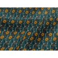 thumbnail image 4 of oneOone Viscose Jersey Fabric Leaves & Floral Block Decor Fabric Printed BTY 60 Inch Wide, 4 of 4
