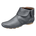 thumbnail image 2 of EGNMCR Bottines pour Femmes Bottes Décontractées Plates Rétro à Fermeture Éclair pour Femmes Fermeture Éclair Latérale Bout Rond Bottes Chaussures, 2 of 4