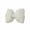 Blanc, variante sur Housse de Coussin 32 cm x 40 cm en Faux Suède avec Nœud Duveteux pour Décoration de Salon, Sofa, Chambre