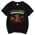 thumbnail image 5 of T-shirts à Col en V Filles T-Shirt à Manches Longues pour Enfants T-Shirt Décontracté Imprimé à Col Rond à Manches Courtes pour Filles T-Shirt Chemise Décontractée, 5 of 5
